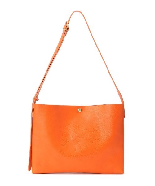 IL BISONTE（イルビゾンテ）の「IL BISONTE/ ORIGINAL LEATHER / ショルダーバッグ（ショルダーバッグ・レディース・グレー/ナチュラル/ライトブラウン/ブラック/オリーブ/オレンジ/ダークブラウン/レッド/グリーン/レンガ/ネイビー/ホワイト・FREE）」の12枚目の写真