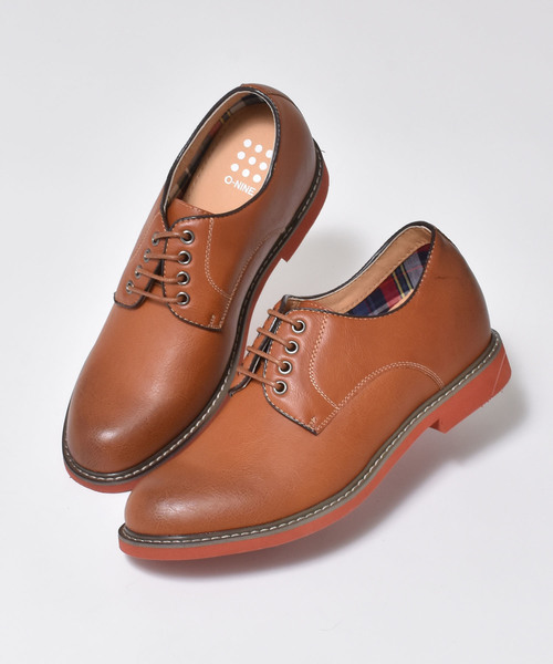 O-NINE（オーナイン）の「ブリックソール レースアップシューズ / インヒール内蔵シューズ（ドレスシューズ・メンズ・グレー/ネイビー/ブラック/ダークブラウン/ベージュ/ブラック系その他/ブラウン系その他/ブルー系その他・42/44/40/43/41/39/45/46）」の5枚目の写真