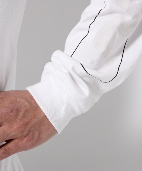 GLOBAL WORK(グローバルワーク)の「【WEB限定価格】プリント長袖TEE/744538(Tシャツ/カットソー・メンズ・ブラック/ホワイト・LARGE/SMALL/X-LARGE/MEDIUM)」の5枚目の写真