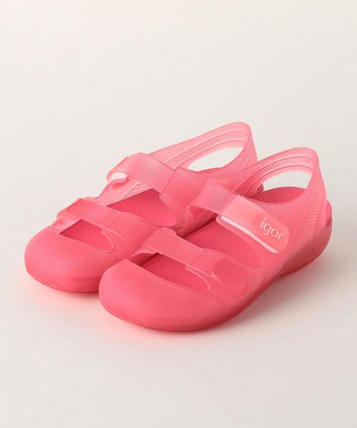igor（イゴール）の「◆【igor(イゴール)】サンダル/BONDI 17cm-18cm ◆（サンダル・キッズ・ピンク/レッド/オレンジ/イエロー/ライトブルー/ネイビー・17cm/18cm）」の4枚目の写真