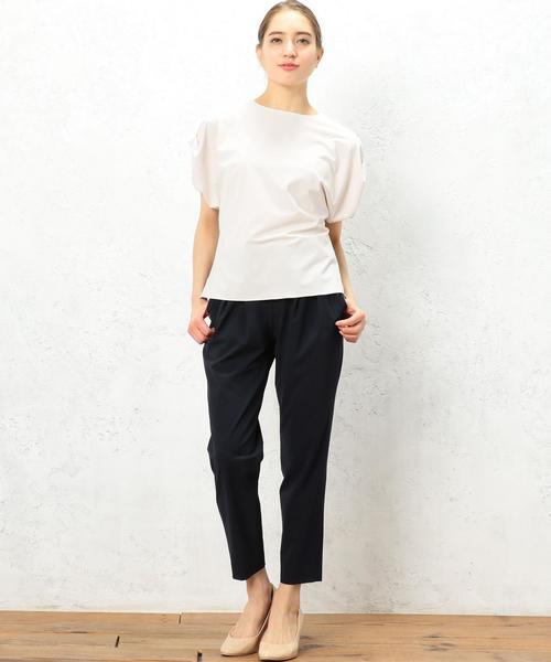 green label relaxing（グリーンレーベルリラクシング）の「[手洗い可能/LDP] CR S PO ブラウス -JJPPOP（シャツ/ブラウス・レディース・ブラック/ピンク/ナチュラル・FREE）」の20枚目の写真