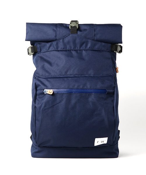 グレー/ネイビー ロールトップリュック Amazon.co.jp: [Unofuku] オールレザーリュックサック ロール