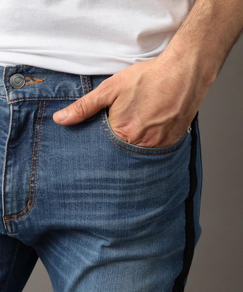 BEAUTY&YOUTH UNITED ARROWS(ビューティーアンドユースユナイテッドアローズ)の「【店舗限定】 by ベロアライン デニムパンツ ◆(デニムパンツ・メンズ・コバルトブルー・MEDIUM/SMALL/LARGE)」の17枚目の写真