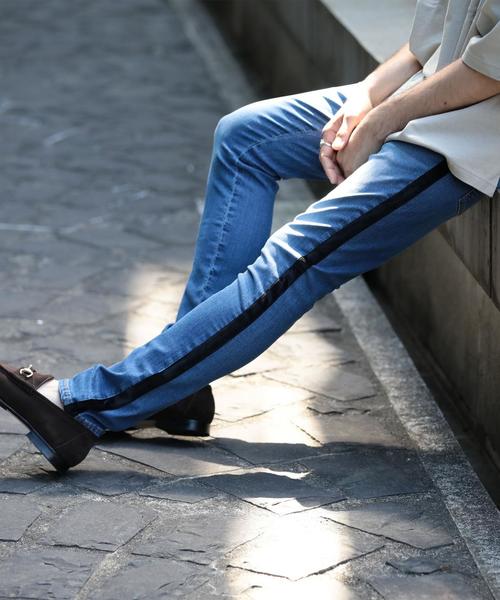 BEAUTY&YOUTH UNITED ARROWS(ビューティーアンドユースユナイテッドアローズ)の「【店舗限定】 by ベロアライン デニムパンツ ◆(デニムパンツ・メンズ・コバルトブルー・MEDIUM/SMALL/LARGE)」の15枚目の写真