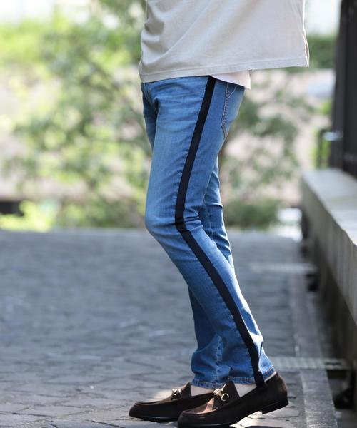 BEAUTY&YOUTH UNITED ARROWS(ビューティーアンドユースユナイテッドアローズ)の「【店舗限定】 by ベロアライン デニムパンツ ◆(デニムパンツ・メンズ・コバルトブルー・MEDIUM/SMALL/LARGE)」の6枚目の写真