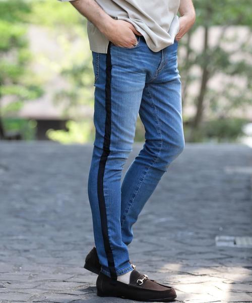 BEAUTY&YOUTH UNITED ARROWS(ビューティーアンドユースユナイテッドアローズ)の「【店舗限定】 by ベロアライン デニムパンツ ◆(デニムパンツ・メンズ・コバルトブルー・MEDIUM/SMALL/LARGE)」の8枚目の写真