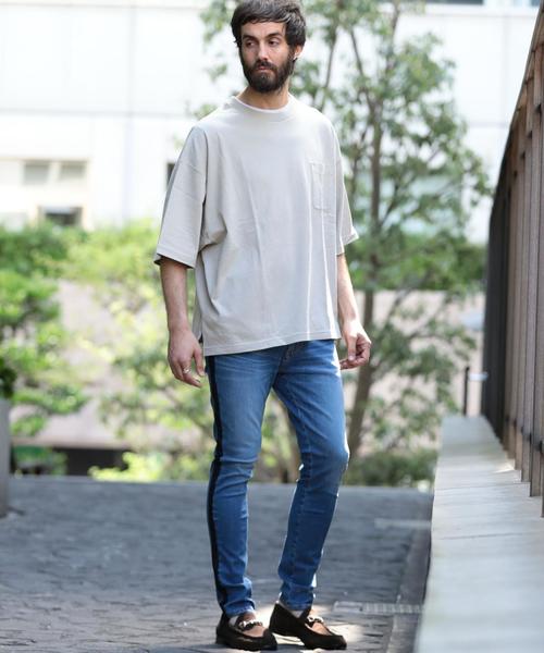 BEAUTY&YOUTH UNITED ARROWS(ビューティーアンドユースユナイテッドアローズ)の「【店舗限定】 by ベロアライン デニムパンツ ◆(デニムパンツ・メンズ・コバルトブルー・MEDIUM/SMALL/LARGE)」の3枚目の写真