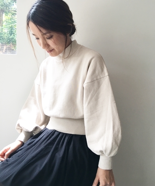 Banner Barrett（バナーバレット）の「【ZOZOTOWN 限定】フレンチテリー裏毛PULLOVER（スウェット・レディース・ブラック/ベージュ/グレー/ボルドー・38）」の12枚目の写真
