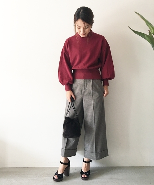 Banner Barrett（バナーバレット）の「【ZOZOTOWN 限定】フレンチテリー裏毛PULLOVER（スウェット・レディース・ブラック/ベージュ/グレー/ボルドー・38）」の13枚目の写真