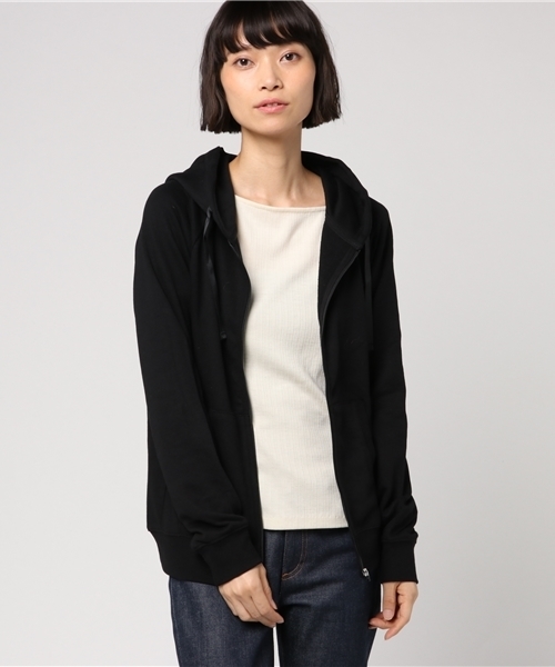 IGNIO（イグニオ）の「ソフトな着心地 裏毛スウェットパーカー（パーカー・レディース・ネイビー/トップグレー/ピンク/ブラック・M/L/LL/S）」の14枚目の写真