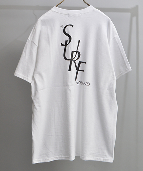 SURF/BRAND（サーフブランド）の「SURF/BRAND サーフブランド Bonjour SB18SS004（Tシャツ/カットソー・メンズ・ホワイト/サックスブルー・L/XL/M/S）」の11枚目の写真