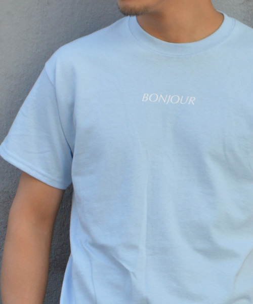 SURF/BRAND（サーフブランド）の「SURF/BRAND サーフブランド Bonjour SB18SS004（Tシャツ/カットソー・メンズ・ホワイト/サックスブルー・L/XL/M/S）」の13枚目の写真