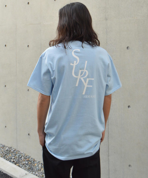 SURF/BRAND（サーフブランド）の「SURF/BRAND サーフブランド Bonjour SB18SS004（Tシャツ/カットソー・メンズ・ホワイト/サックスブルー・L/XL/M/S）」の15枚目の写真