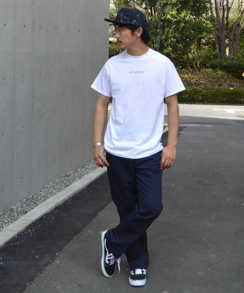 SURF/BRAND（サーフブランド）の「SURF/BRAND サーフブランド Bonjour SB18SS004（Tシャツ/カットソー・メンズ・ホワイト/サックスブルー・L/XL/M/S）」の17枚目の写真