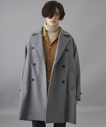 【STUDIOUS】ウールオーバーWロングコート