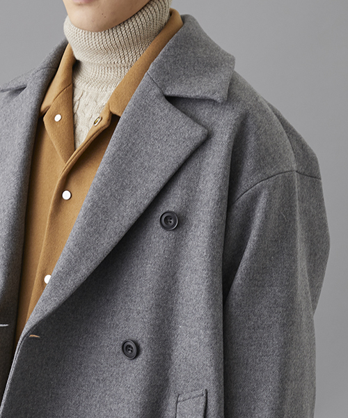 studious アウター　ロングコート 別注スタンドカラーロングコート(1 GREY): Dessin de mode: WOMENS