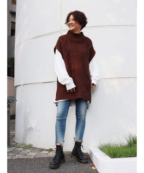 Ungrid（アングリッド）の「フレイドヘムストスリ（デニムパンツ・レディース・インディゴブルー/ブルー・24inch/25inch/26inch/27inch/23inch）」の12枚目の写真