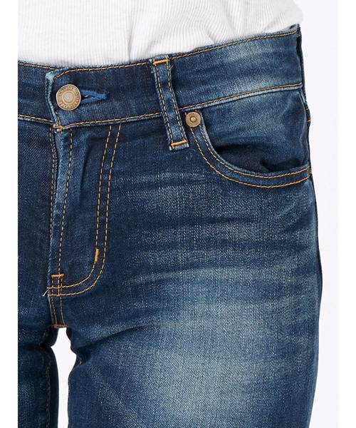 Ungrid（アングリッド）の「フレイドヘムストスリ（デニムパンツ・レディース・インディゴブルー/ブルー・24inch/25inch/26inch/27inch/23inch）」の8枚目の写真