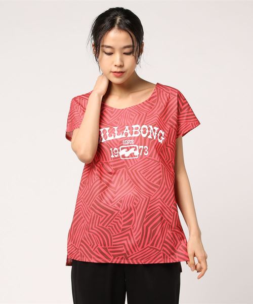 BILLABONG(ビラボン)の「BILLABONG レディース【ACTIVE】トレーニングUVルーズTシャツ(Tシャツ/カットソー・レディース・ネイビー/レッド/ホワイト・MEDIUM)」の7枚目の写真