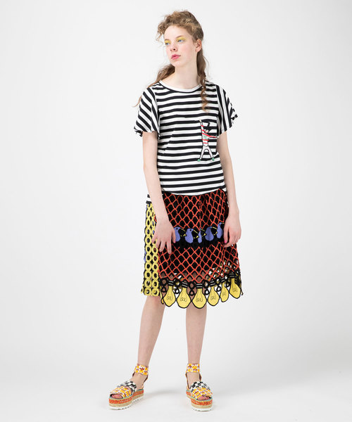 TSUMORI CHISATO ツモリチサト　ドッキングパイレーツシャツ未使用品 TSUMORI CHISATO（ツモリチサト）の「S ﾎﾞｰﾀﾞｰﾄﾞｯｷﾝｸﾞT（Tシャツ