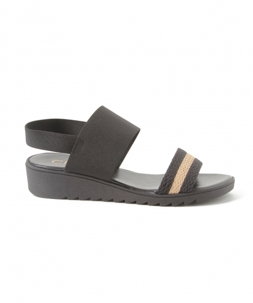 laboratory work(ラボラトリーワーク)の「CHRIGIサンダル(サンダル・レディース・ブラック/キャメル・MEDIUM)」の7枚目の写真