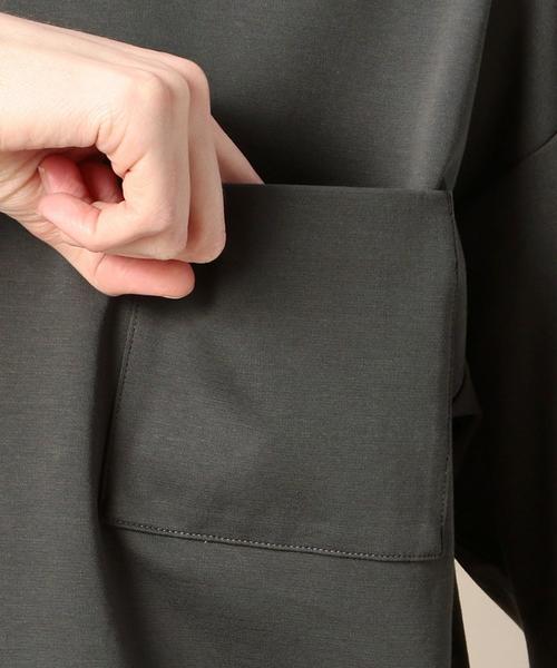 BEAUTY&YOUTH UNITED ARROWS(ビューティーアンドユースユナイテッドアローズ)の「BY ワイドフォルム カットソー(Tシャツ/カットソー・メンズ・ホワイト/オリーブ/ネイビー/ベージュ・SMALL/X-LARGE/MEDIUM/LARGE)」の18枚目の写真