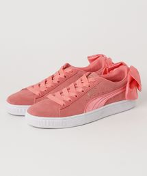 PUMA | PUMA プーマ W SUEDE BOW スウェードBOWウィメンズ 367317 01S. PINK/SHELL(スニーカー)