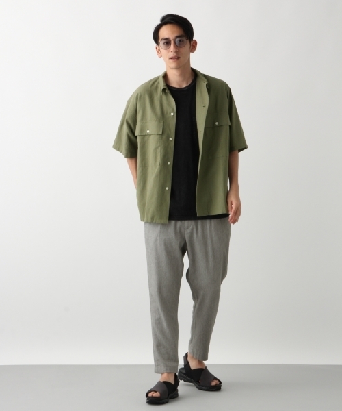 RAGEBLUE(レイジブルー)の「BIGポケットシャツ/796092(シャツ/ブラウス・メンズ・ブラック/グレー/オリーブ・SMALL/MEDIUM/LARGE)」の4枚目の写真