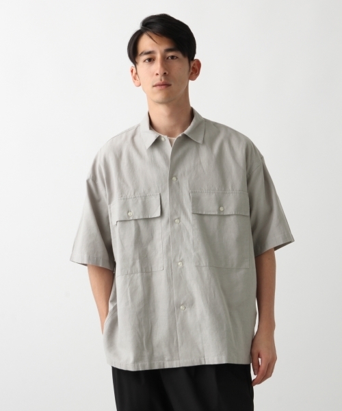 RAGEBLUE(レイジブルー)の「BIGポケットシャツ/796092(シャツ/ブラウス・メンズ・ブラック/グレー/オリーブ・SMALL/MEDIUM/LARGE)」の8枚目の写真