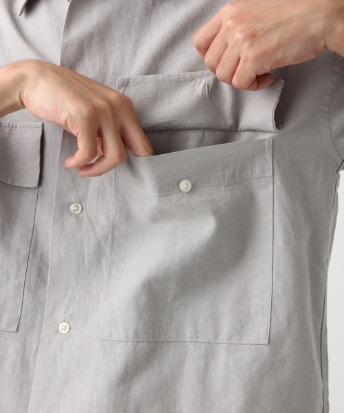 RAGEBLUE(レイジブルー)の「BIGポケットシャツ/796092(シャツ/ブラウス・メンズ・ブラック/グレー/オリーブ・SMALL/MEDIUM/LARGE)」の6枚目の写真