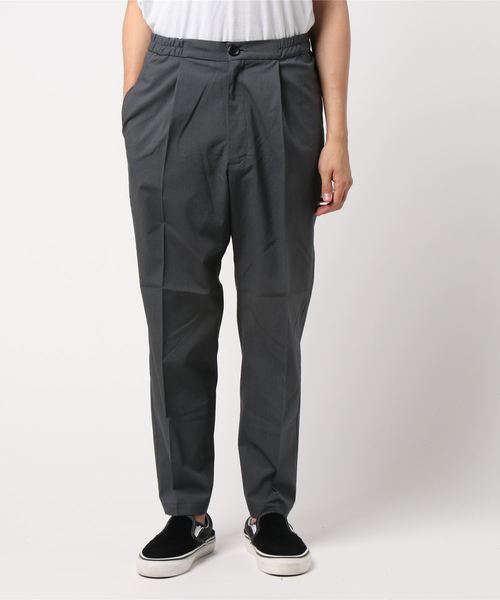 MR.OLIVE(ミスターオリーブ)の「【直営店限定】クールマックス グレンチェック / テーパード イージーパンツ(その他パンツ・メンズ・チャコールグレー/グレー・MEDIUM/LARGE)」の3枚目の写真