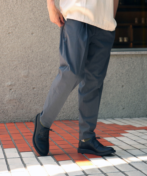 MR.OLIVE(ミスターオリーブ)の「【直営店限定】クールマックス グレンチェック / テーパード イージーパンツ(その他パンツ・メンズ・チャコールグレー/グレー・MEDIUM/LARGE)」の8枚目の写真