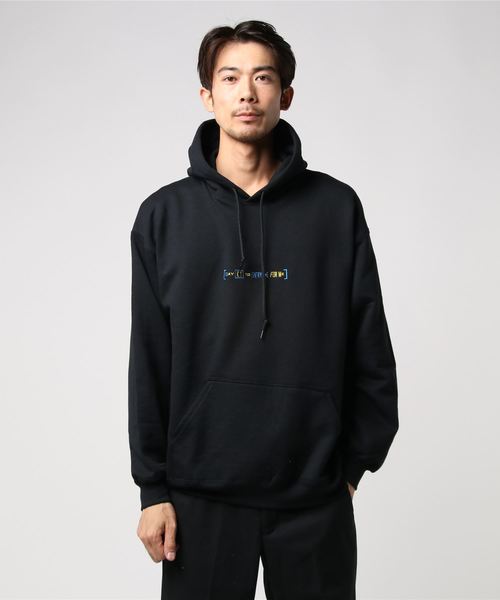 SEVENDAYS=SUNDAY（セブンデイズサンデイ）の「【別注】THE STRAIT LABEL HOODED SWEAT（スウェット・メンズ・ホワイト/ブラック・L/XL/M）」の16枚目の写真