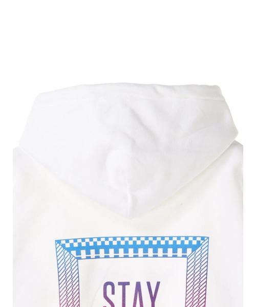 SEVENDAYS=SUNDAY（セブンデイズサンデイ）の「【別注】THE STRAIT LABEL HOODED SWEAT（スウェット・メンズ・ホワイト/ブラック・L/XL/M）」の14枚目の写真