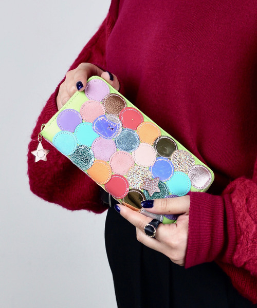 tsumori chisato CARRY（ツモリチサトキャリー）の「新マルチドット　長財布（財布・レディース・ブラック系その他/ピンク/ゴールド/グリーン/シルバー・FREE）」の3枚目の写真