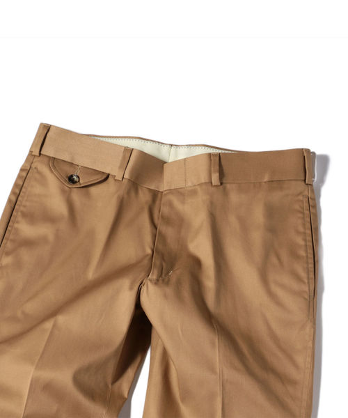 THOMSON（トムソン）の「THOMSON: T/C チノパンツ（チノパンツ・メンズ・チャコールグレー/カーキ・32/30/31）」の4枚目の写真