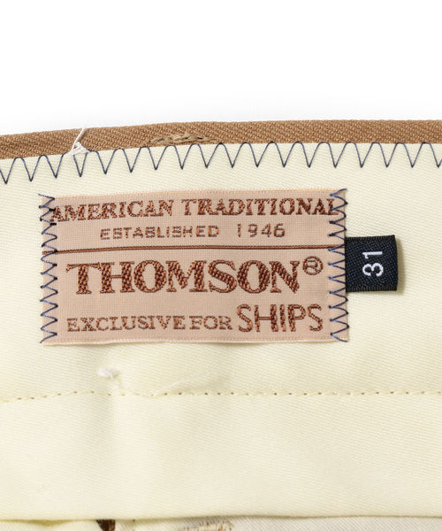THOMSON（トムソン）の「THOMSON: T/C チノパンツ（チノパンツ・メンズ・チャコールグレー/カーキ・32/30/31）」の11枚目の写真