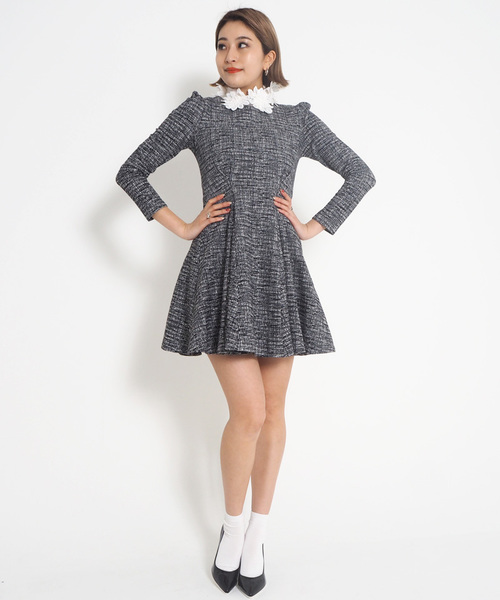 Narcissus（ナルシス）の「【Narcissus】フラワーつけ襟（付け襟・レディース・ホワイト/ブラック・FREE）」の12枚目の写真