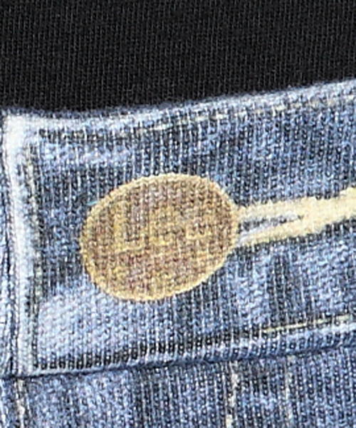 X-girl(エックスガール)の「X-girl×Lee PRINTED SWEAT SHORTS(その他パンツ・レディース・ブルー・1/2)」の8枚目の写真