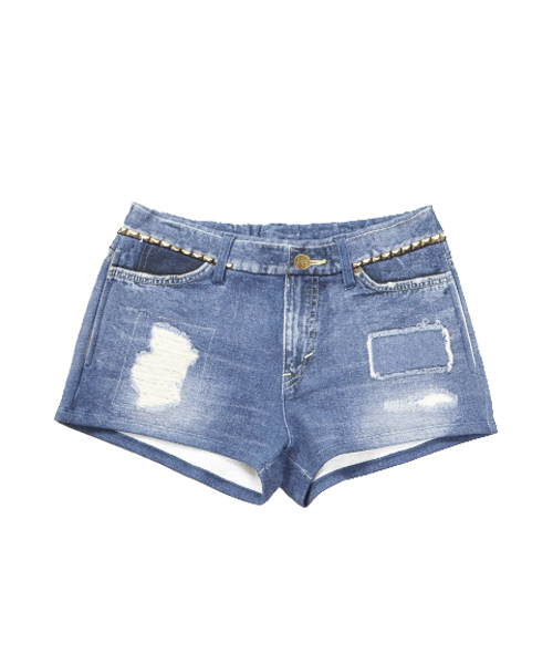 X-girl(エックスガール)の「X-girl×Lee PRINTED SWEAT SHORTS(その他パンツ・レディース・ブルー・1/2)」の10枚目の写真