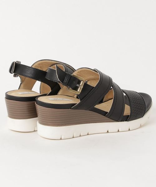 GEOX(ジェオックス)の「【GEOX】ジェオックス MARYKARMEN(サンダル・レディース・ホワイト/ブラック/ホワイト系その他・38/36/37/35)」の5枚目の写真