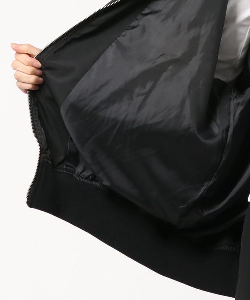 GeeRA(ジーラ)の「バックロゴMA-1タイプブルゾン(ブルゾン・レディース・ブラック・MEDIUM/X-LARGE/LARGE)」の2枚目の写真