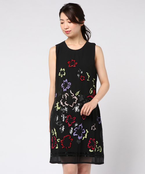 Desigual（デシグアル）の「スパンコールワンピースEMMA（ワンピース・レディース・ブラック・3L/4L/M/S/L/2L）」の2枚目の写真