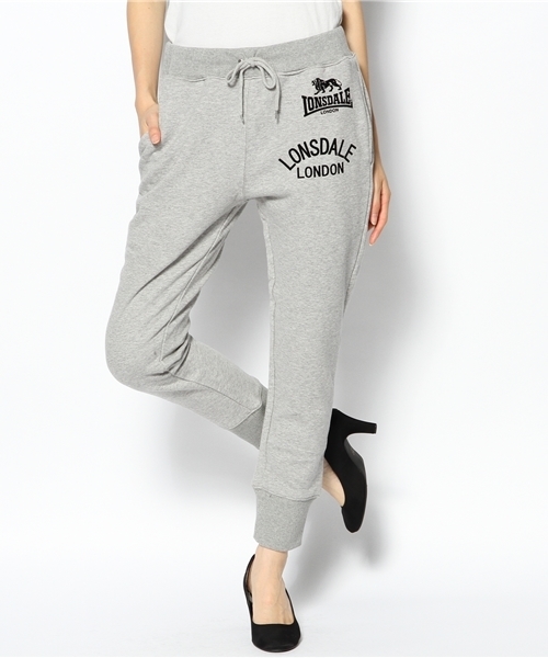 BEAUTY&YOUTH UNITED ARROWS(ビューティーアンドユースユナイテッドアローズ)の「BYBC LONSDALE 別注スウェットパンツ(その他パンツ・レディース・グレー/ネイビー・フリー)」の2枚目の写真