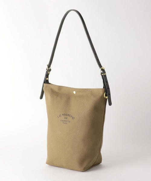 BEAUTY&YOUTH UNITED ARROWS（ビューティーアンドユースユナイテッドアローズ）の「＜LE MARCHE  DE VIMPETS＞∴キャンバスレザーハンドルショルダーバッグ -2WAY-（ショルダーバッグ・レディース・ナチュラル/ライトブルー/ベージュ/モカ・FREE）」の10枚目の写真