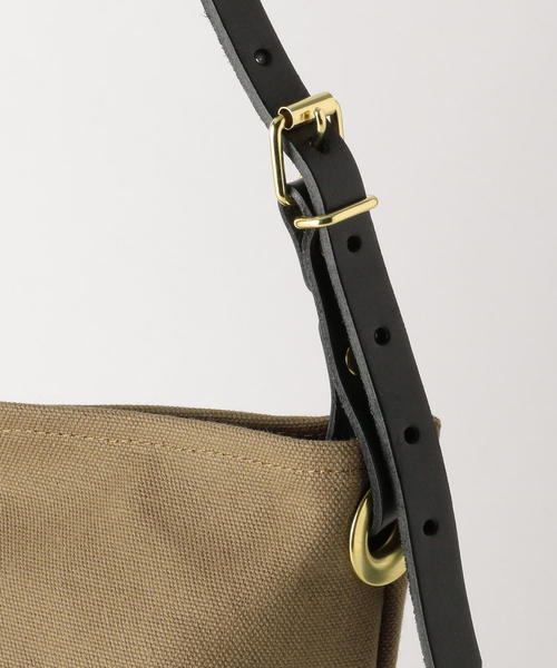 BEAUTY&YOUTH UNITED ARROWS（ビューティーアンドユースユナイテッドアローズ）の「＜LE MARCHE  DE VIMPETS＞∴キャンバスレザーハンドルショルダーバッグ -2WAY-（ショルダーバッグ・レディース・ナチュラル/ライトブルー/ベージュ/モカ・FREE）」の5枚目の写真