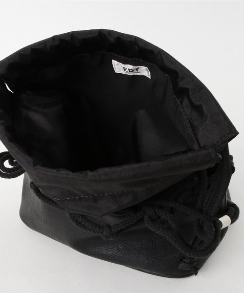 EDT（イーディーティー）の「EDT　Netbag Era19（ショルダーバッグ・レディース・ベージュ/ブラック・ONE SIZE）」の4枚目の写真