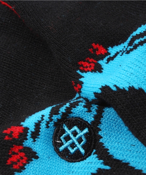 STANCE（スタンス）の「スタンスソックス サンタクルーズ スクリーミングハンド STANCE SCREAMING HAND（ソックス/靴下・メンズ・ブラック・27cm）」の5枚目の写真