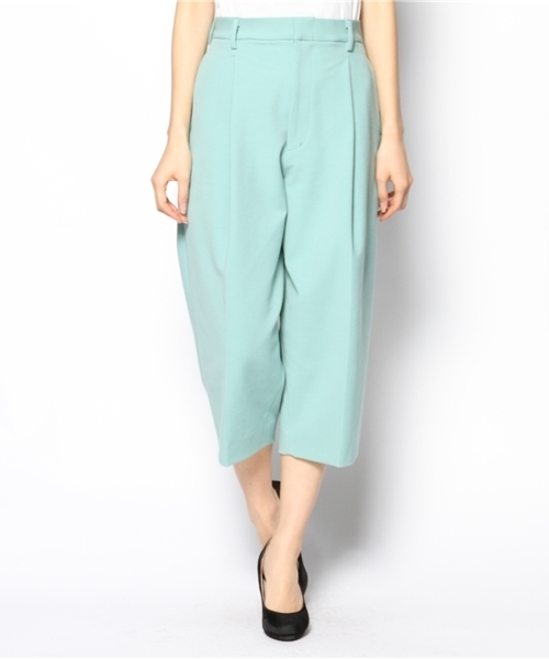 Another Edition（アナザーエディション）の「AE ライトダブルクロス タック PT（その他パンツ・レディース・ブラック/ナチュラル/ライム・SMALL/MEDIUM）」の3枚目の写真