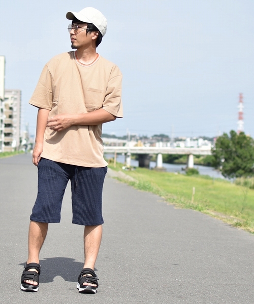 ARCHIVER（アーカイバ）の「【Ir】リブラインクルーＴシャツ（Tシャツ/カットソー・レディース・ホワイト/ブラック/ベージュ/ネイビー/グレー/レッド・MEDIUM/LARGE/X-LARGE）」の9枚目の写真